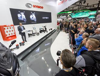 intermot 18 008 029  Pressekonferenz  KYMKO, Halle 8